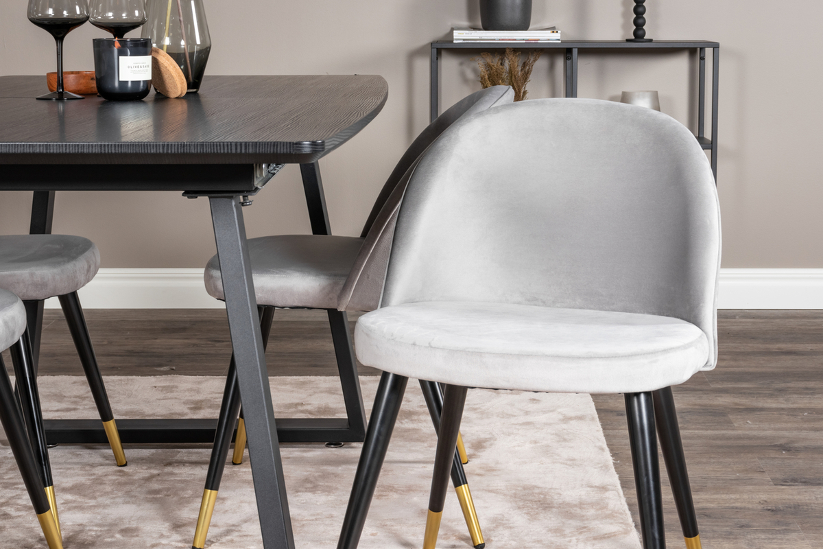 Chaise 'Elverum' - Gris