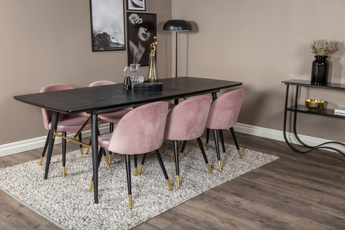 Chaise 'Elverum' - Rose ancien