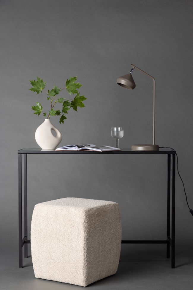 Lampe de table 'Kalix' - Daim