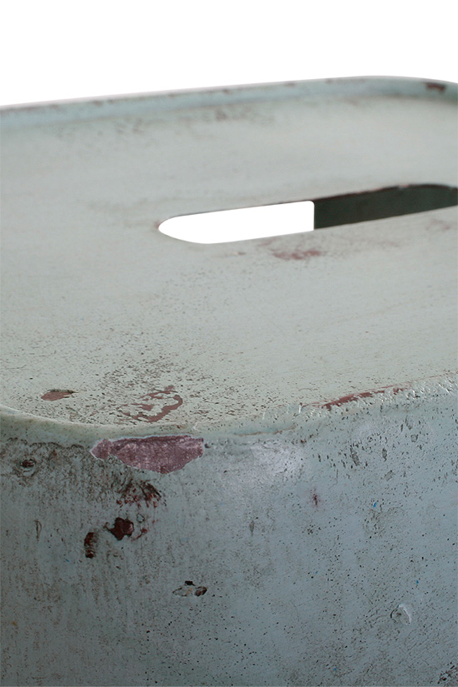 Tabouret 'Marseille' 70cm - Turquoise