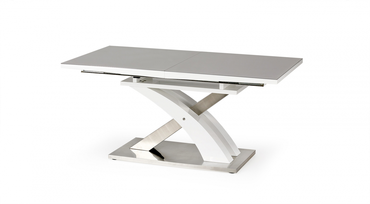 Table à manger 'Sandor' 160-220cm - Blanc