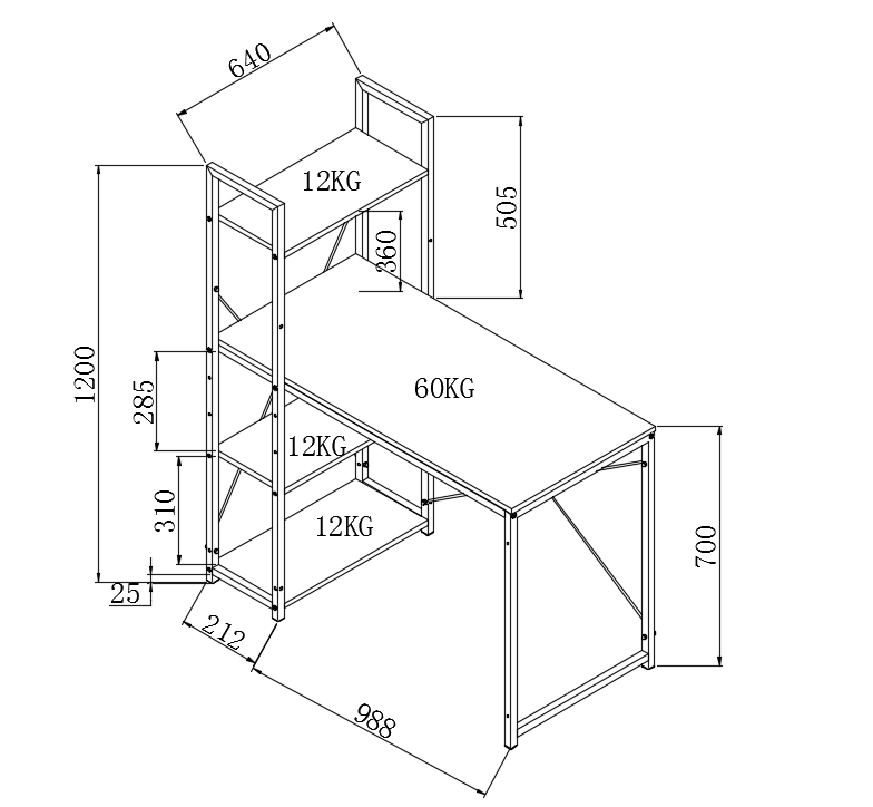 Bureau 'Narvik' - Noir