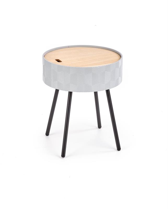 Table d'appoint 'Aura' - Gris