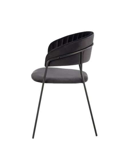 Chaise 'Ameria' - Noir