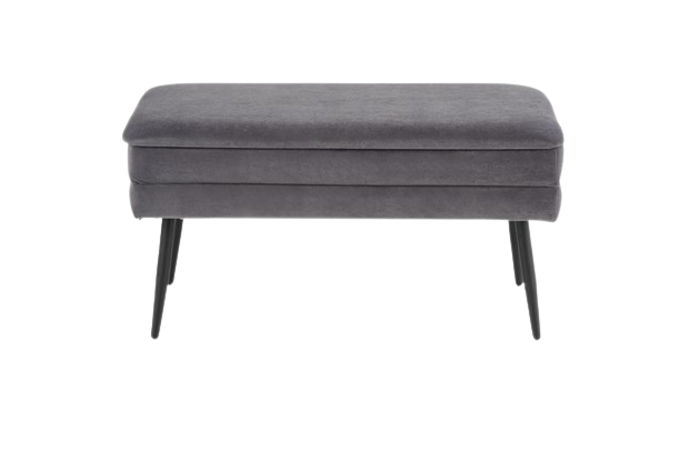 Banc 'Granada' - Gris/Noir
