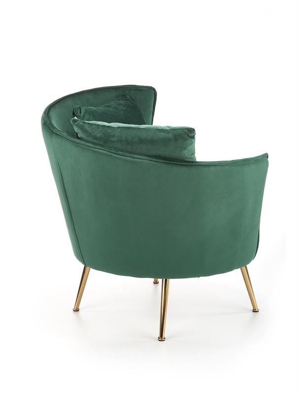 Fauteuil 'Almond' - Vert foncé