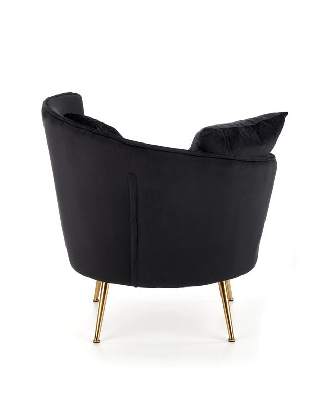 Fauteuil 'Almond' - Noir