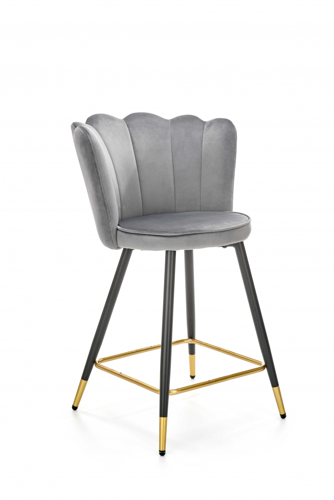 Tabouret de bar 'Vallvik' - Gris