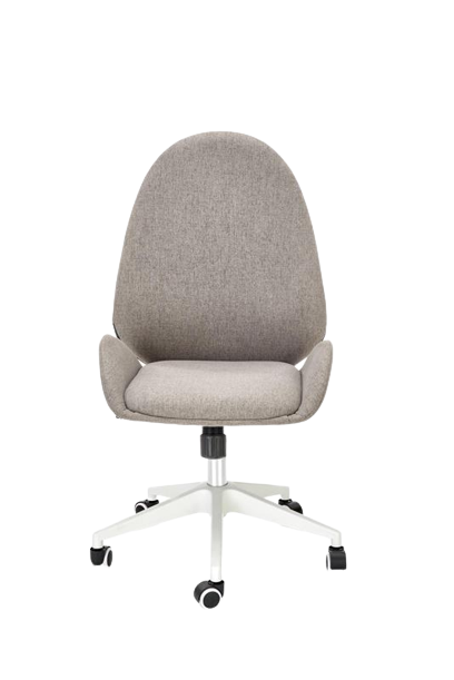Chaise de bureau 'Orotavo' - Gris/Blanc