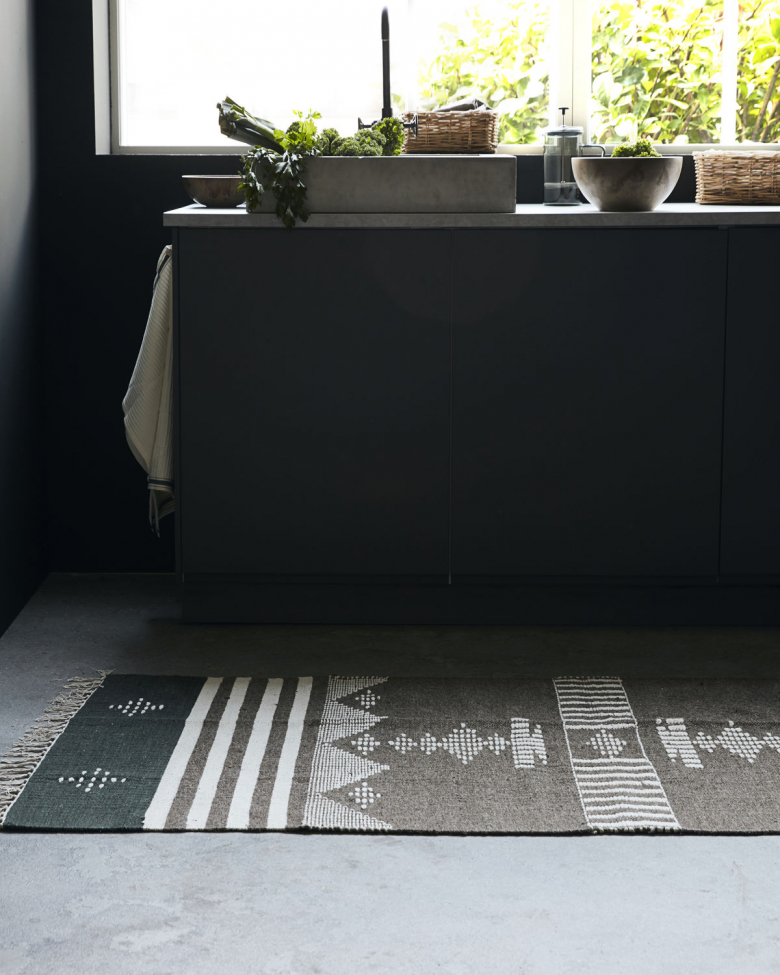 Tapis 'Coto' 200x90cm - Brun