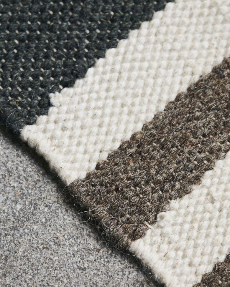 Tapis 'Coto' 200x90cm - Brun