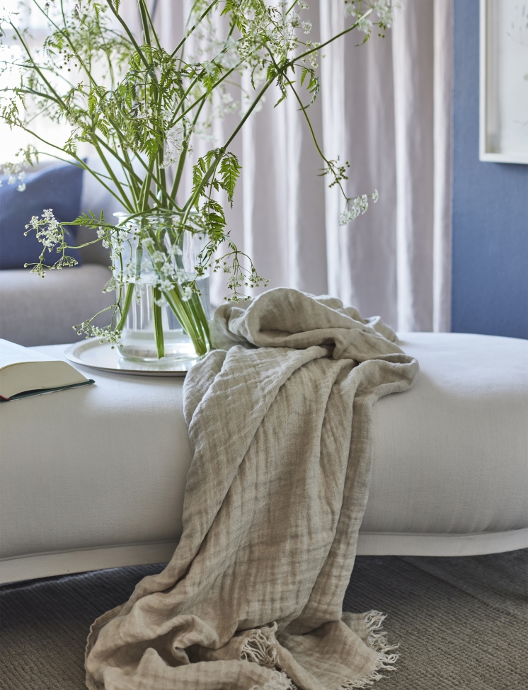 Plaid 'Hannelin' 130x170 - Nature