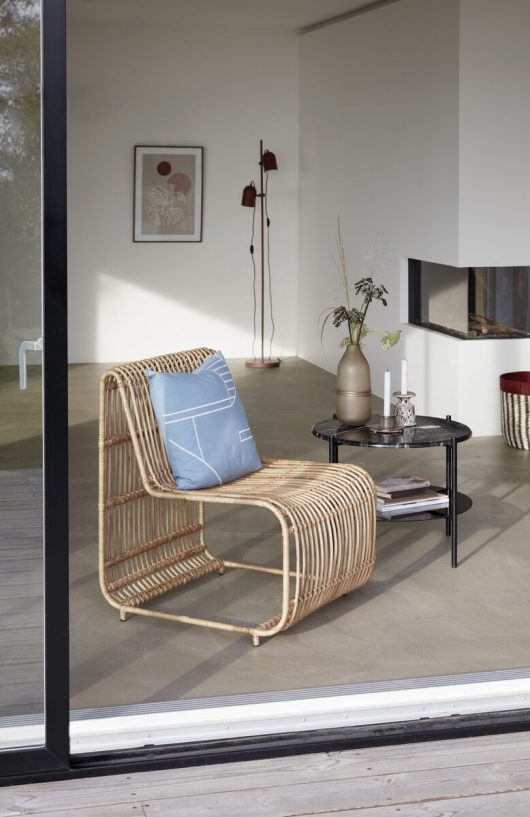 Table d'appoint 'Smoked' - Marbre