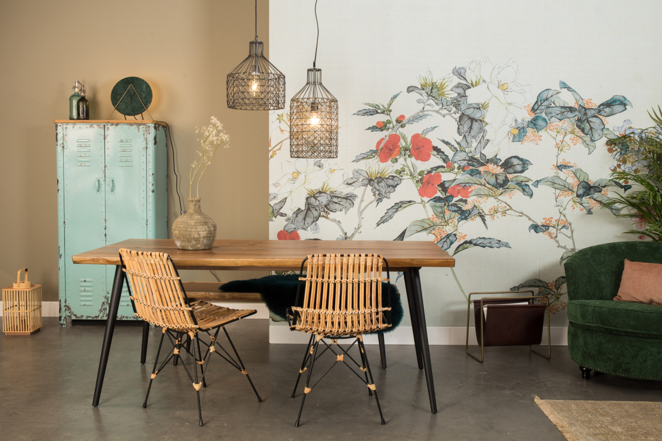 Table à manger 'Alagon' 180x90cm - Marron