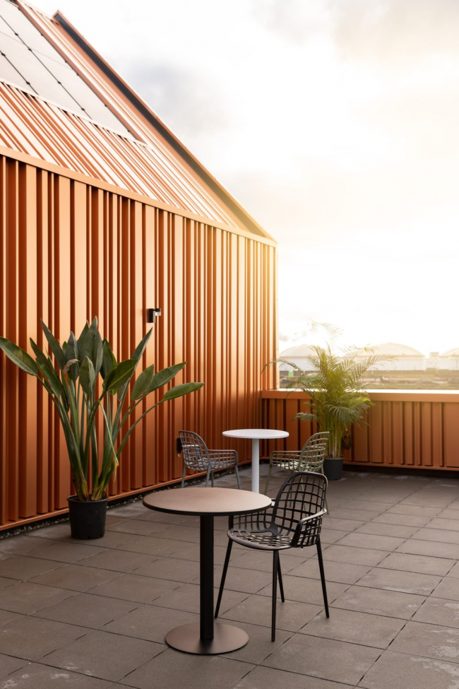 Table bistro 'Maze' Ronde 70cm - Noir