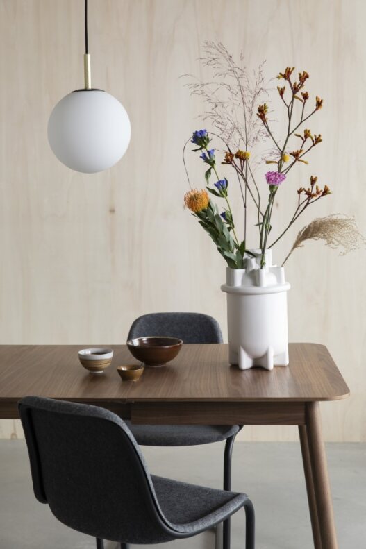 Table 'Glimpse' 120-162x80cm - Naturel