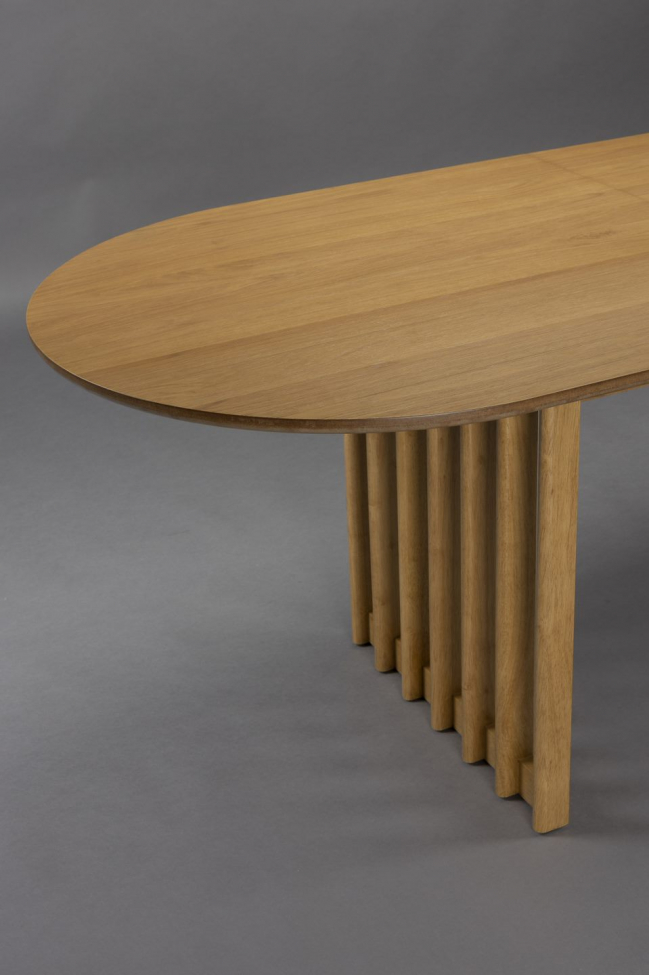 Table extensible 'Barlet' 200-240x90cm - Naturel