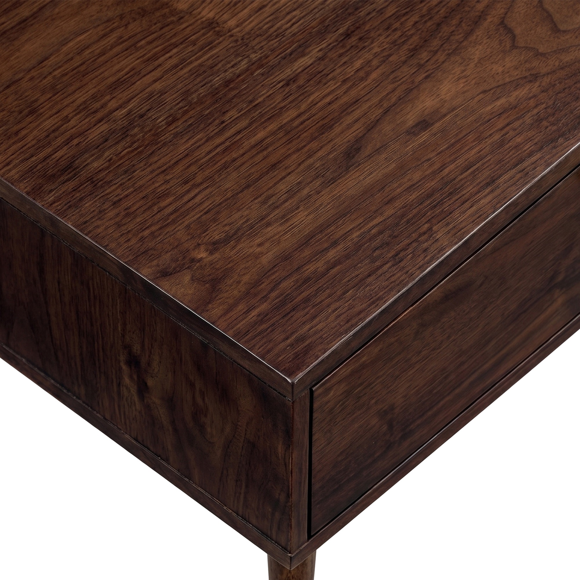 Table basse 'Prime' - Noyer/Laiton