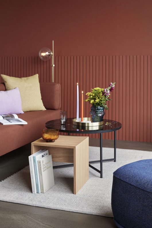 Table ronde 'Norm' - Métal/Vitre ÿ57cm