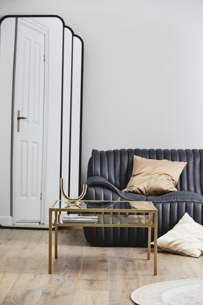 Table basse 'ETNE' - Dorée