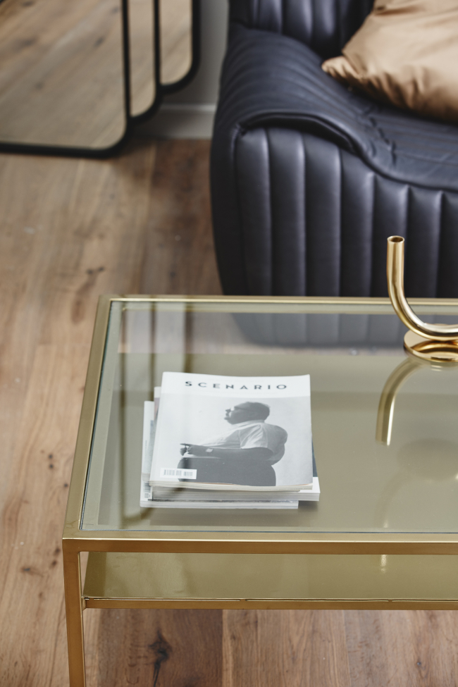 Table basse 'ETNE' - Dorée