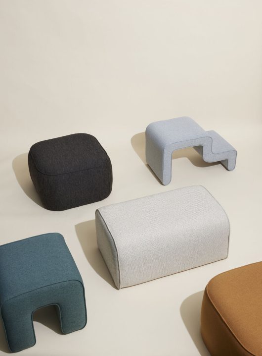 Pouf 'Cube' - Brun