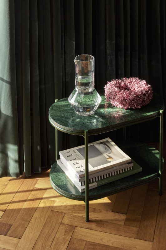 Table d'appoint 'Nusa' - Vert foncé