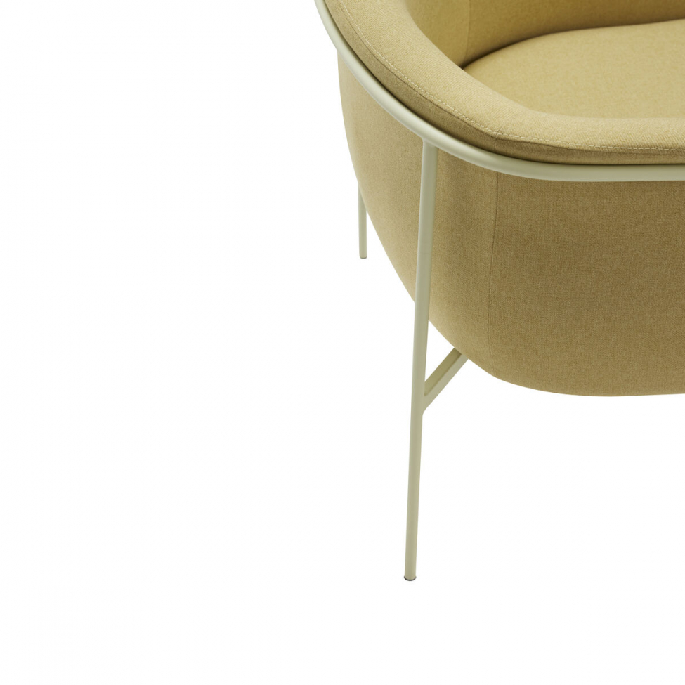Fauteuil 'Haze' - Jaune