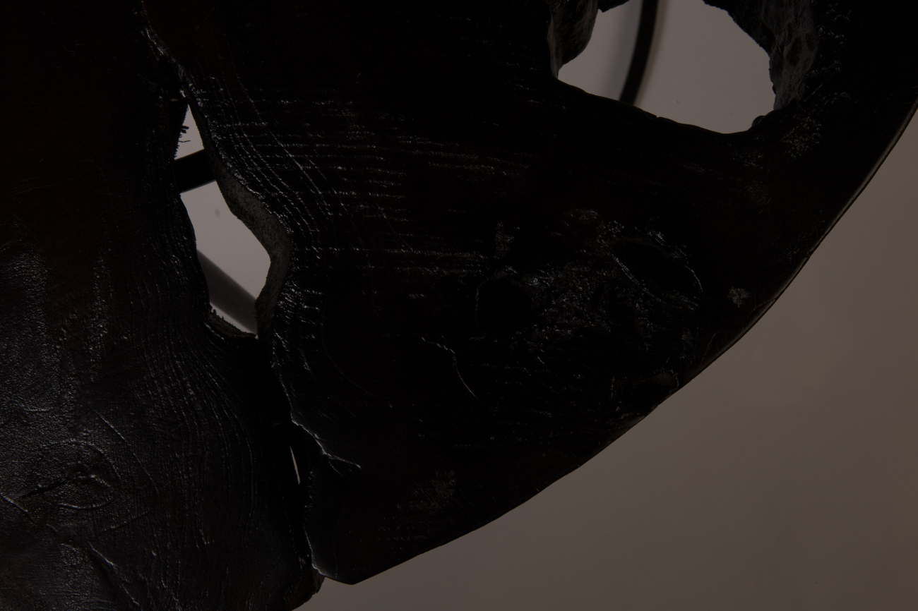 Table d'appoint 'Kraton' - Noir/Marron