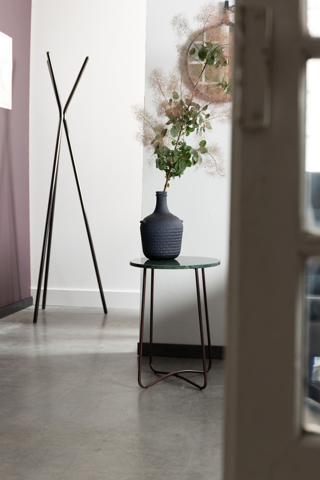Table d'appoint 'Emerald' - Noir/Vert