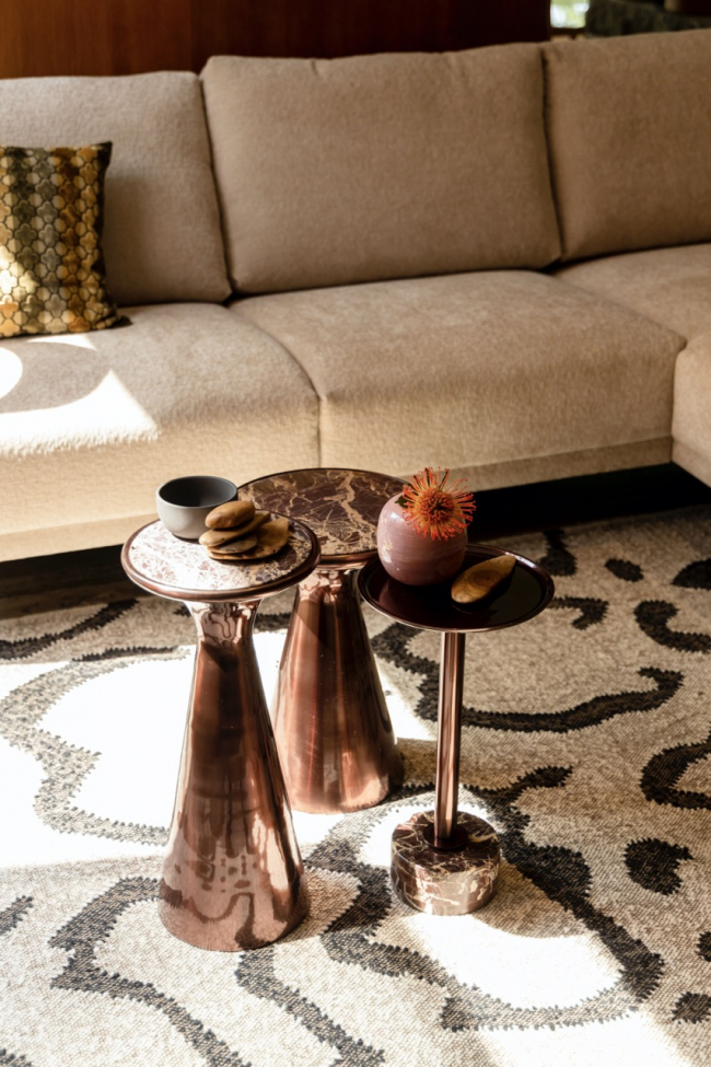 Table d’appoint 'Pose' – Marron