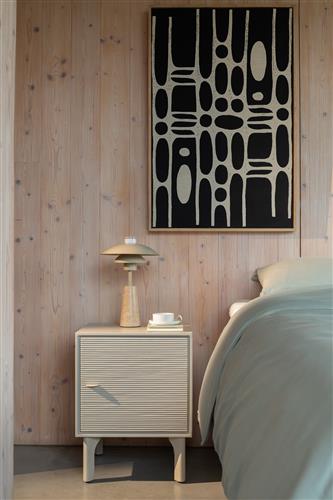 Table de nuit 'Morning' - Beige