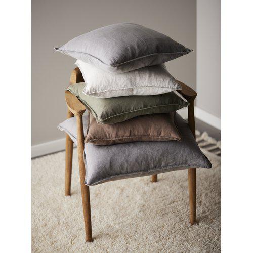 Housse de coussin 'Julie' 45x45 - Brun