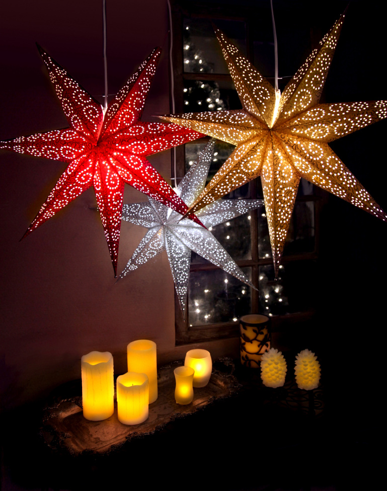 Étoile de Noël 'Antique' - Or