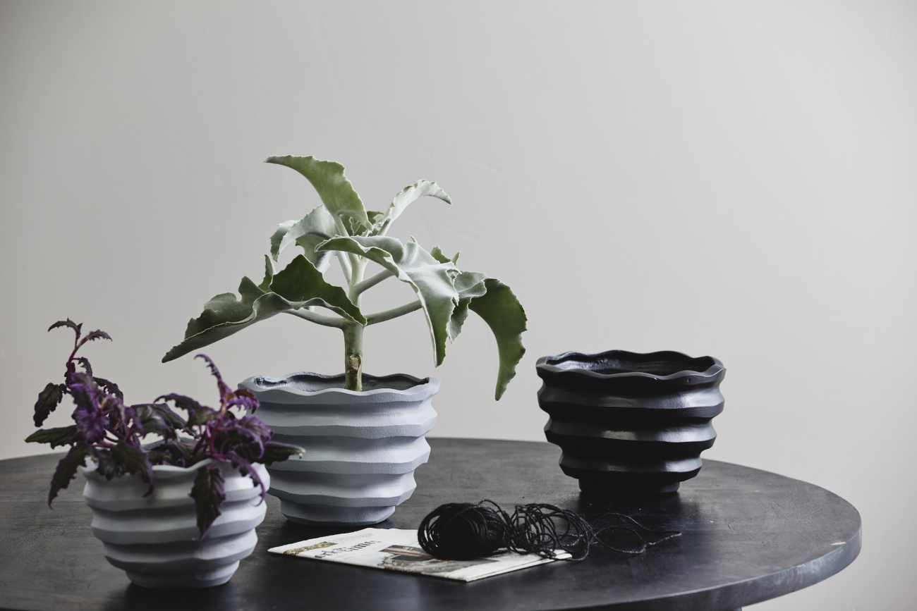 Vase 'KAWAU' L - Gris