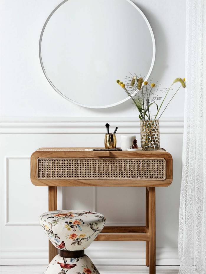 Table console 'Teck' - Nature