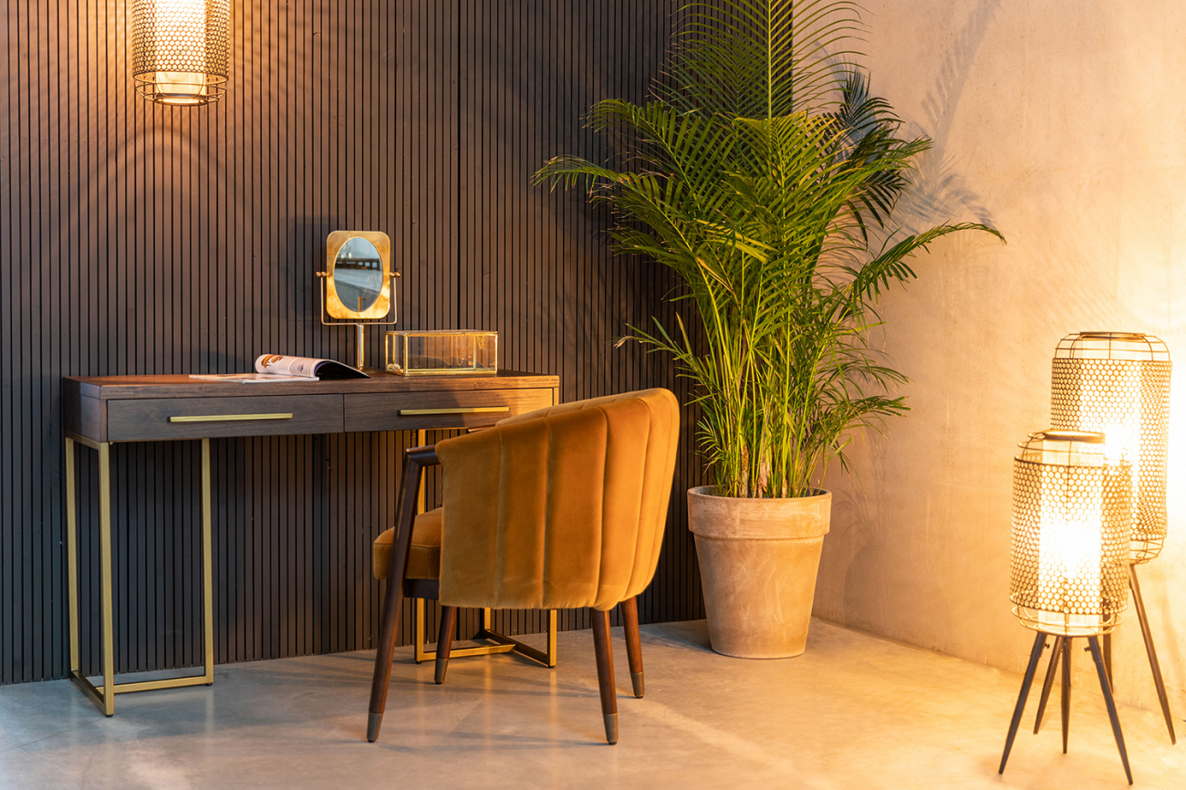 Table console 'Class' - Brun