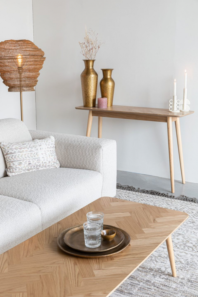 Table console 'Fabio' 120x40cm - Nature