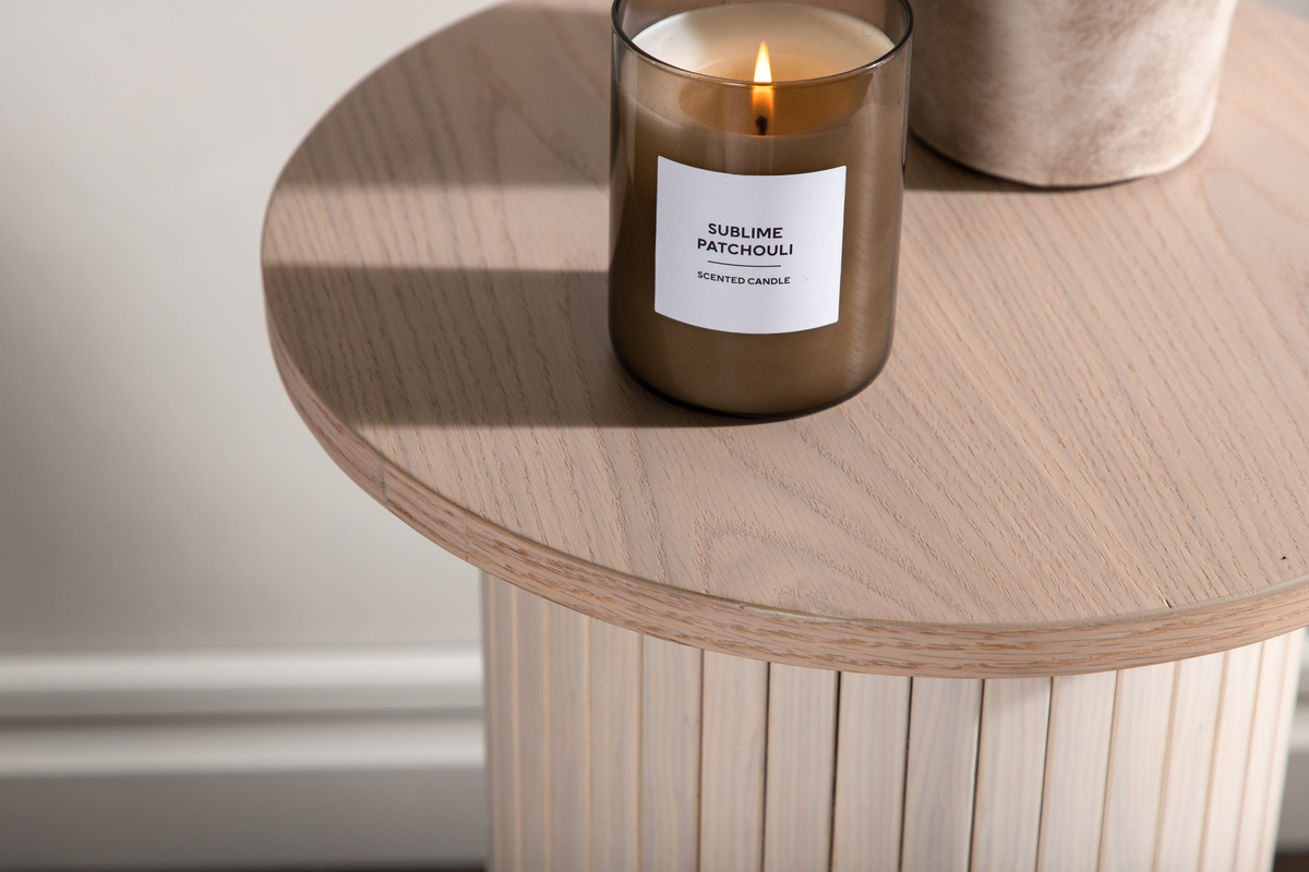 Table d'appoint 'Barkaby' Ronde 40cm - Beige