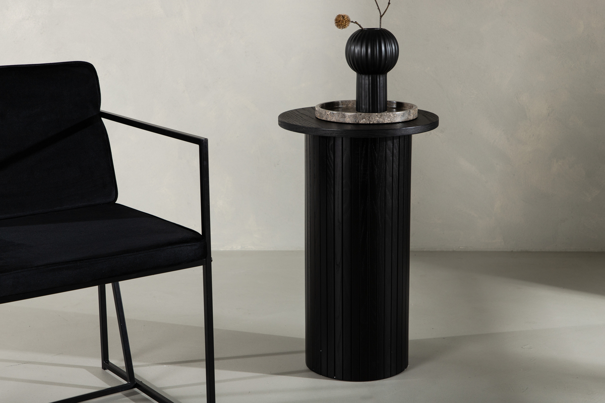 Table d'appoint 'Barkaby' 40cm - Noir