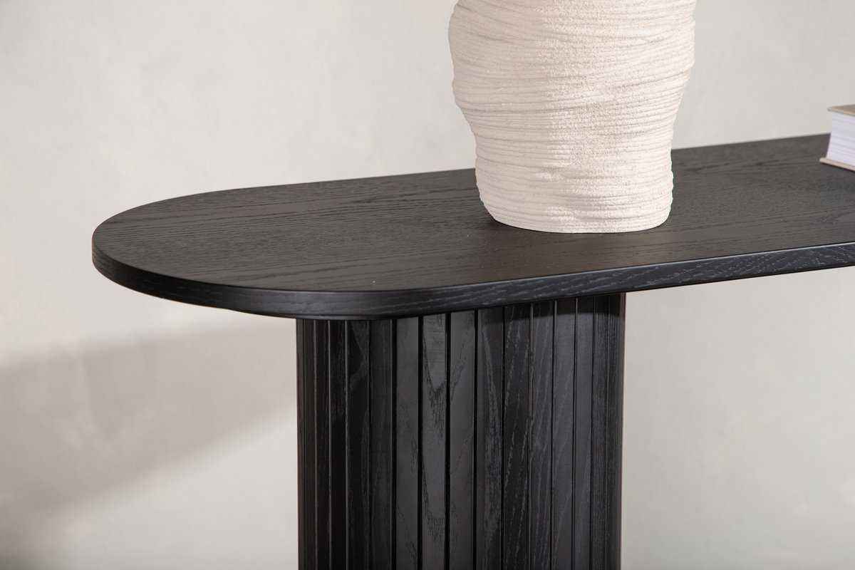 Table d'appoint 'Barkaby' 40x130cm - Noir