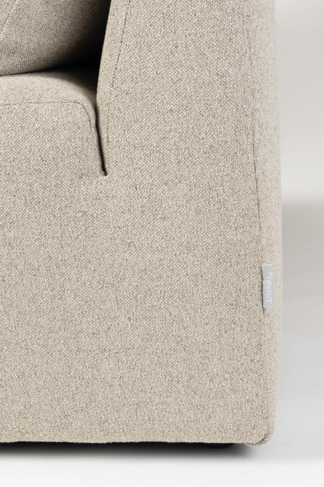 Canapé 'Element Prosper Chaise Right' - Cappuccino