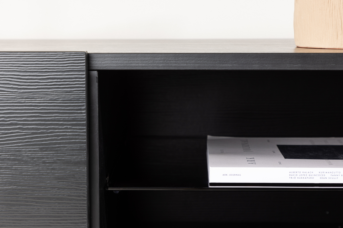 Banc 'Pomezia' - Noir