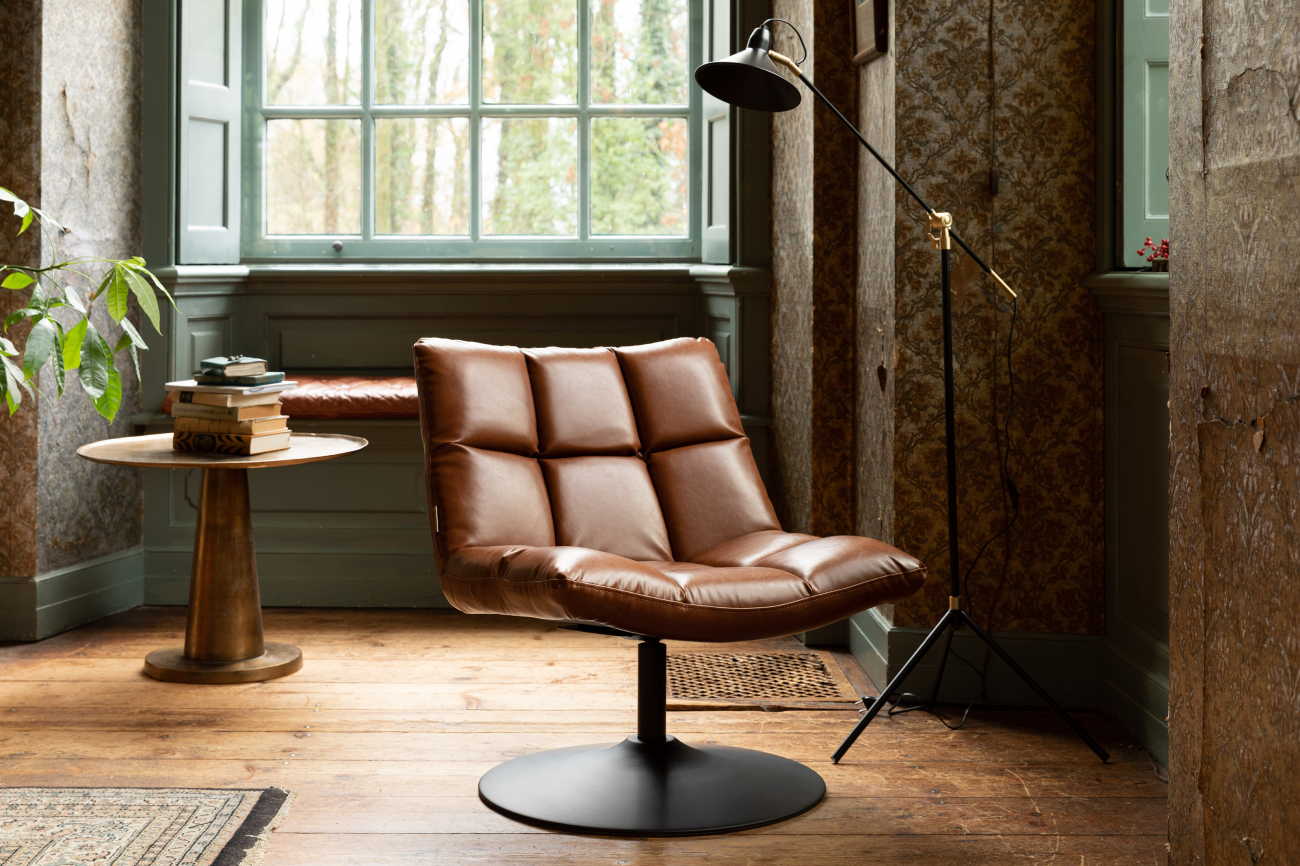 Fauteuil 'Bar' - Marron