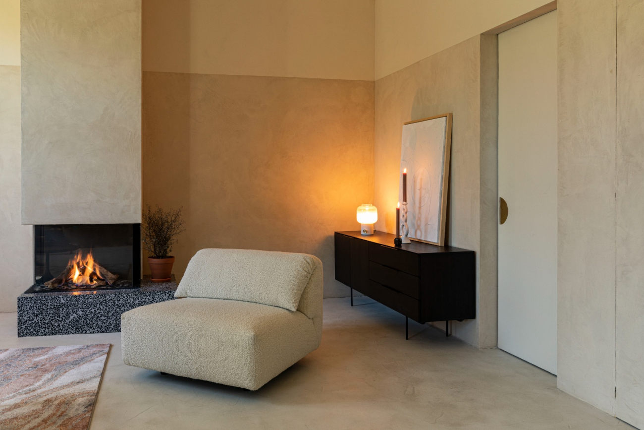 Fauteuil 'Wings' - Brun