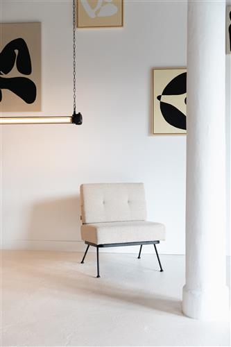 Fauteuil 'Bowie' - Beige