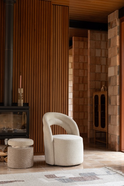 Fauteuil 'Seina' 66x63 - Beige