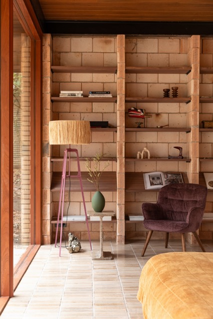 Fauteuil 'Lenn' 75x67 - Violet