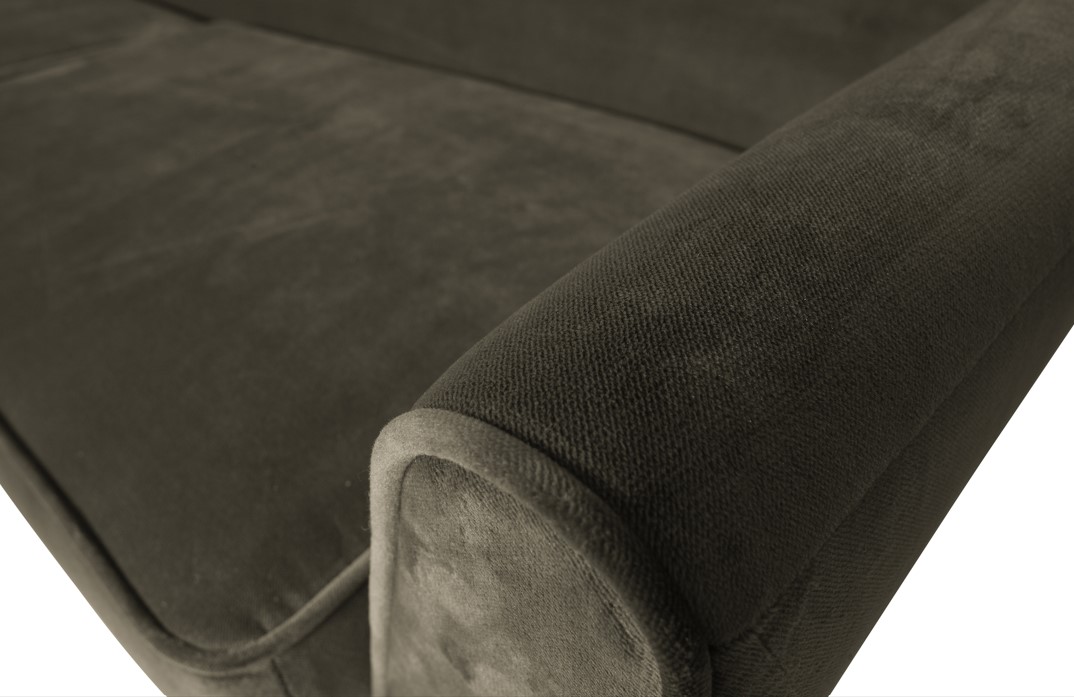 Canapé 'Rocco' - Vert/Velours