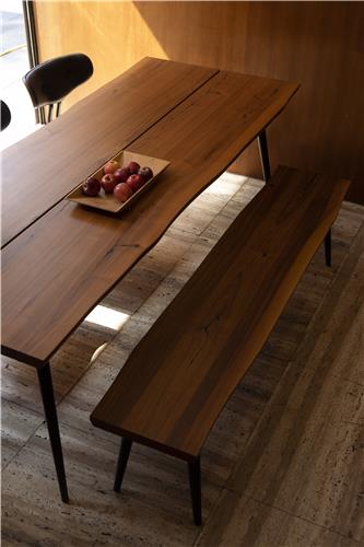 Banc 'Alagon' 160x40cm - Brun